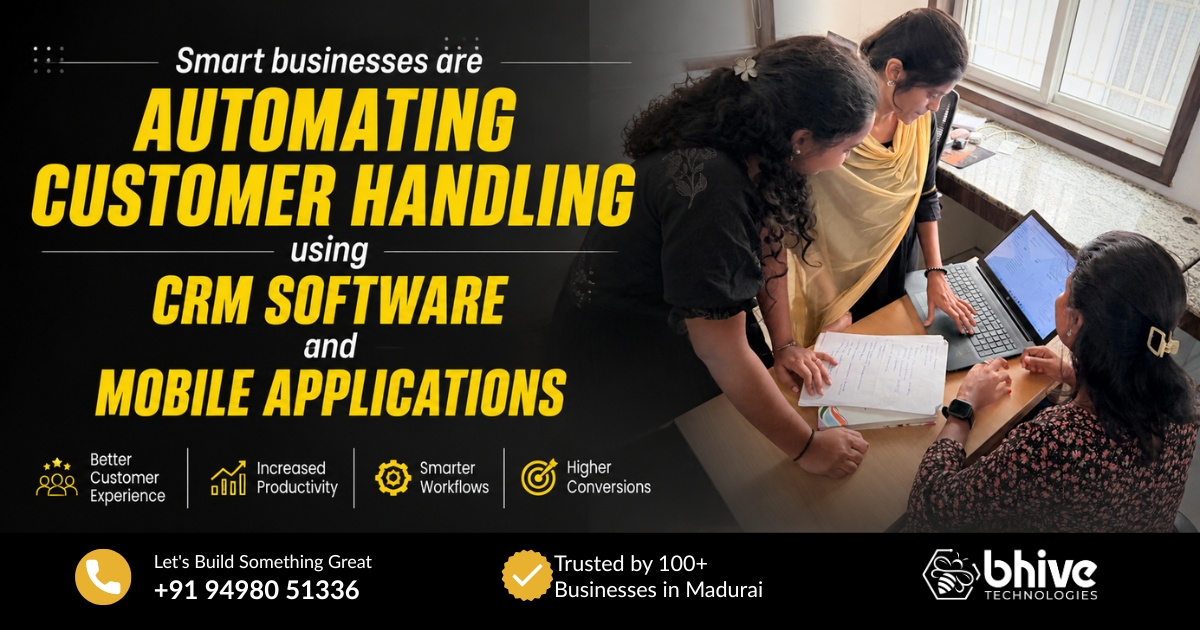 CRM software and mobile applications in Chennai help businesses automate customer handling and improve productivity.
